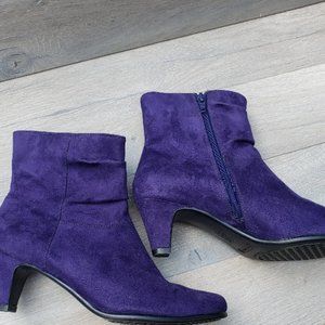 Purple Aerosoles Ankle Boots